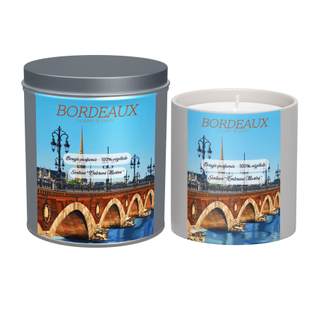 Bougie parfumée de Bordeaux - Le Pont de Pierre