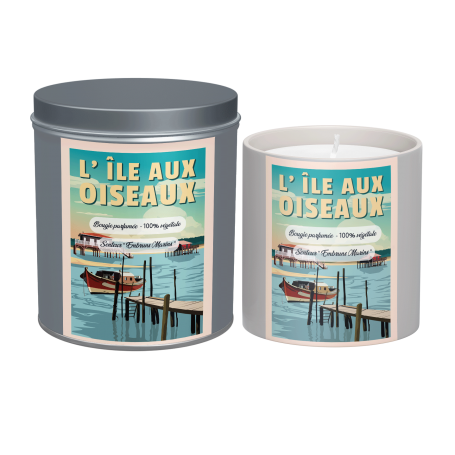 Bougie parfumée de l'île aux oiseaux