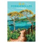 Affiche de l'Île de Porquerolles - 30x40 cm