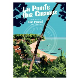 Affiche La Pointe aux chevaux - 30x40 cm