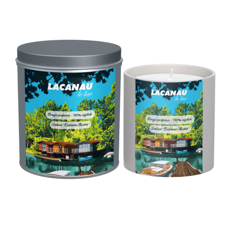 Bougie parfumée de Lacanau lac