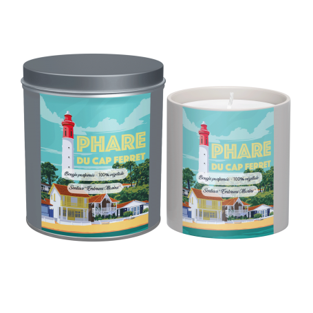 Bougie parfumée du phare du Cap Ferret