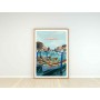 Affiche de Sète - Le canal  - 50x70 cm