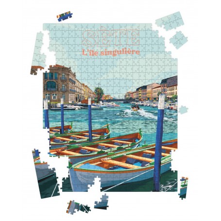 Puzzle de Sète - Le canal