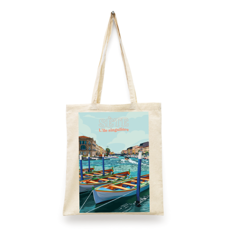 Tote bag de Sète - Le canal