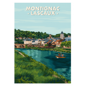 Affiche de Montignac - 30x40 cm