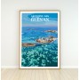 Affiche Archipel Les Glénan - 30x40 cm