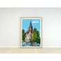 Affiche de Metz Temple Neuf - 50x70 cm