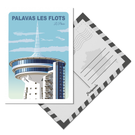 Carte Postale du phare de Palavas-les-flots