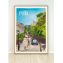 Affiche de Paris -Montmartre - 30x40 cm