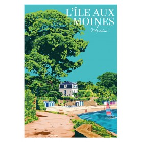 Affiche de L'île aux Moines -30x40 cm