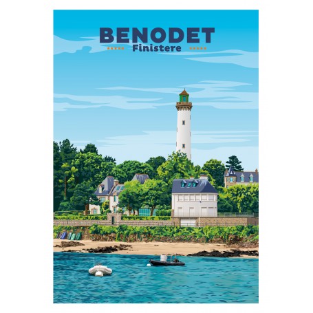 Affiche de Benodet - 30x40 cm