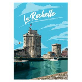 Affiche de La Rochelle - 30x40 cm