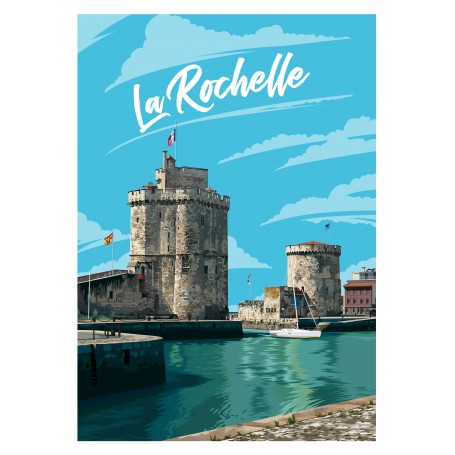 Affiche de La Rochelle - 30x40 cm