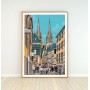 Affiche de Quimper - 30x40 cm