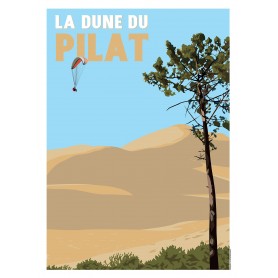 Affiche La Dune du Pilat - 30x40 cm