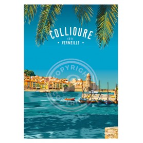 Affiche de Collioure - 30x40 cm