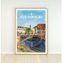 Affiche de Strasbourg - 30x40 cm
