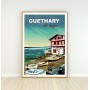 Affiche de Guethary - 30x40 cm
