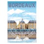 Affiche de Bordeaux - place de la Bourse - 30x40 cm