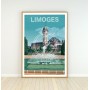 Affiche de Limoges - 30x40 cm