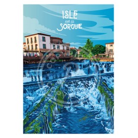 Affiche Isle sur la Sorgue - 30x40 cm