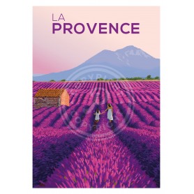 Affiche de La Provence - 50x70 cm