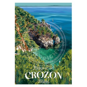 Affiche de la Presqu'île de Crozon - 50x70 cm