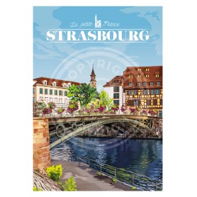 Affiche de Strasbourg - 50x70 cm