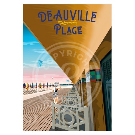 Affiche de Deauville - 50x70 cm