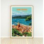 Affiche St-Tropez - 50x70 cm