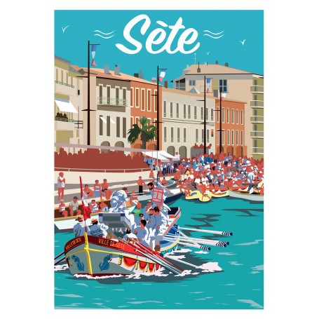 Affiche de Sète - 50x70 cm