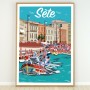 Affiche de Sète - 50x70 cm