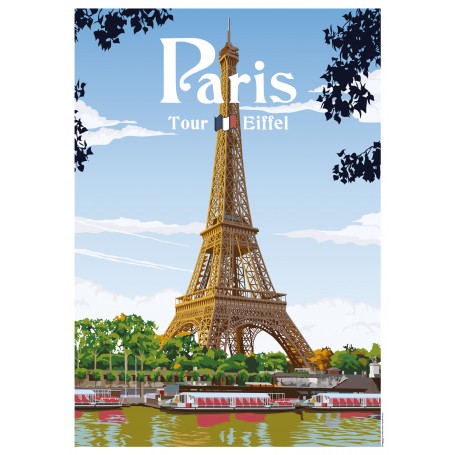 Affiche de Paris - 50x70 cm