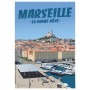 Affiche de Marseille - 50x70 cm