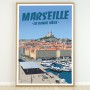 Affiche de Marseille - 50x70 cm