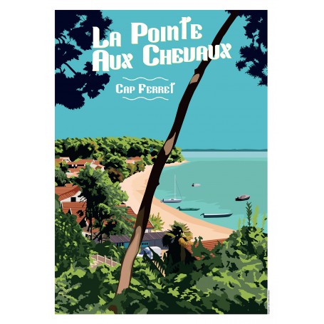 Affiche Cap Ferret - 50x70 cm